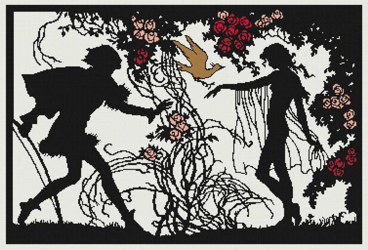 The Fairytale Bird shown framed on a wall