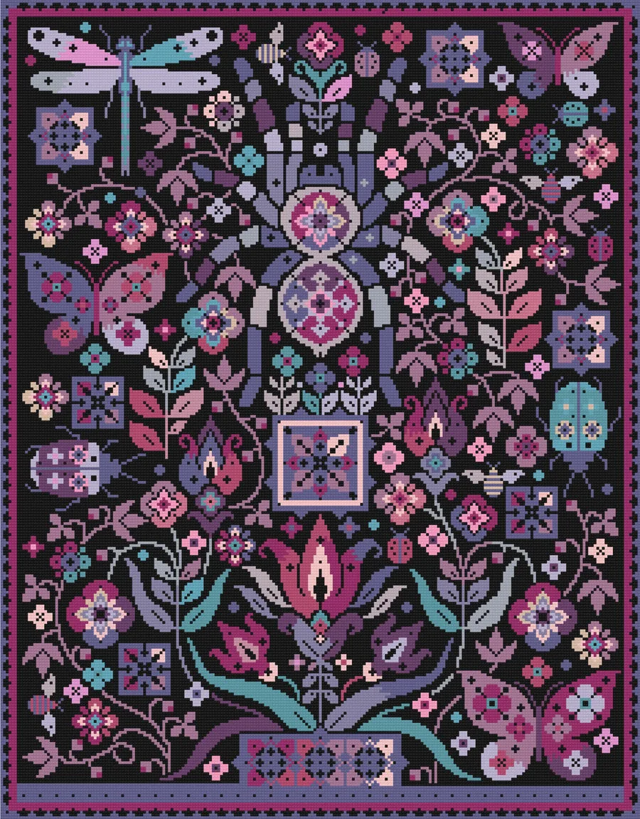 Insects diamond painting kit